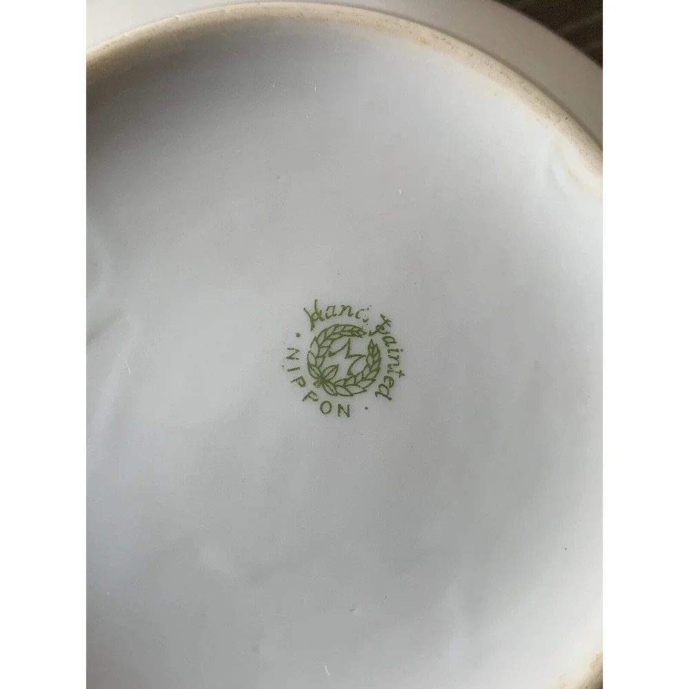 Vintage Nippon Hand Painted ‎ Porcelain Candy Dish